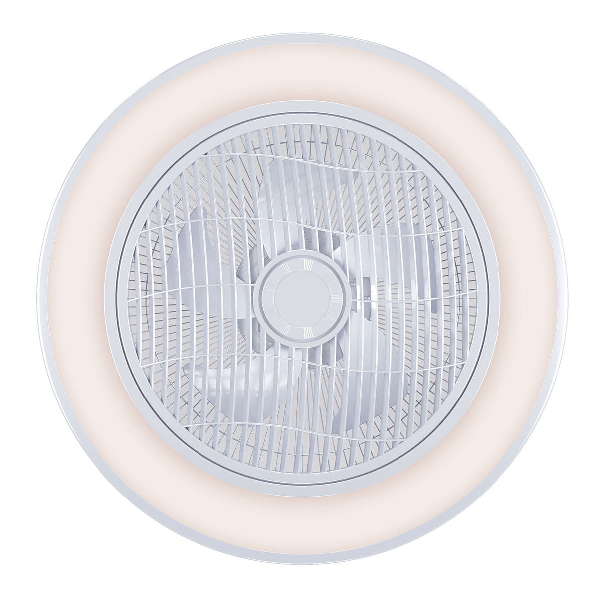 Round Ceiling Fan 3 Colour LED with Remote Control