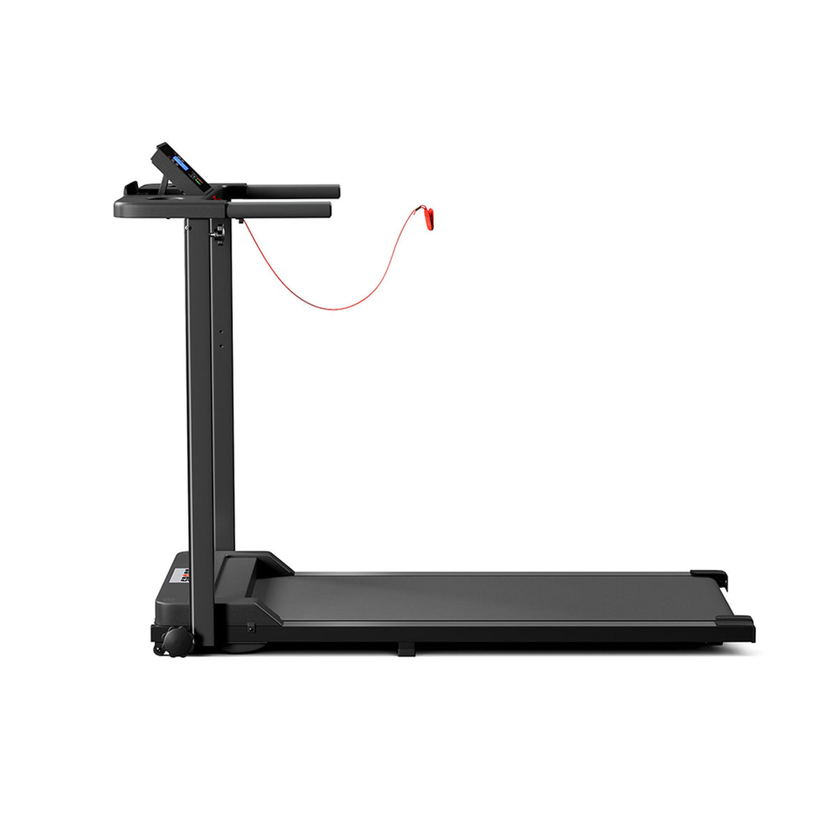 Foldable Indoor Black Electric Treadmill