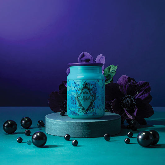 Disney Ursula Sea Flower & Black Pearl Ceramic Candle