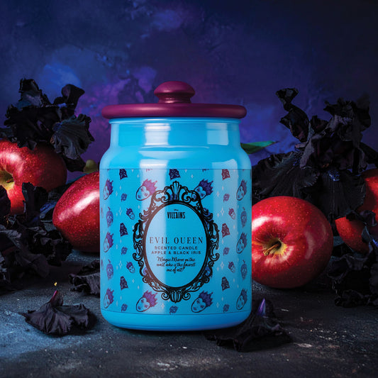 Disney Evil Queen Ceramic Poison Apple & Black Iris Candle