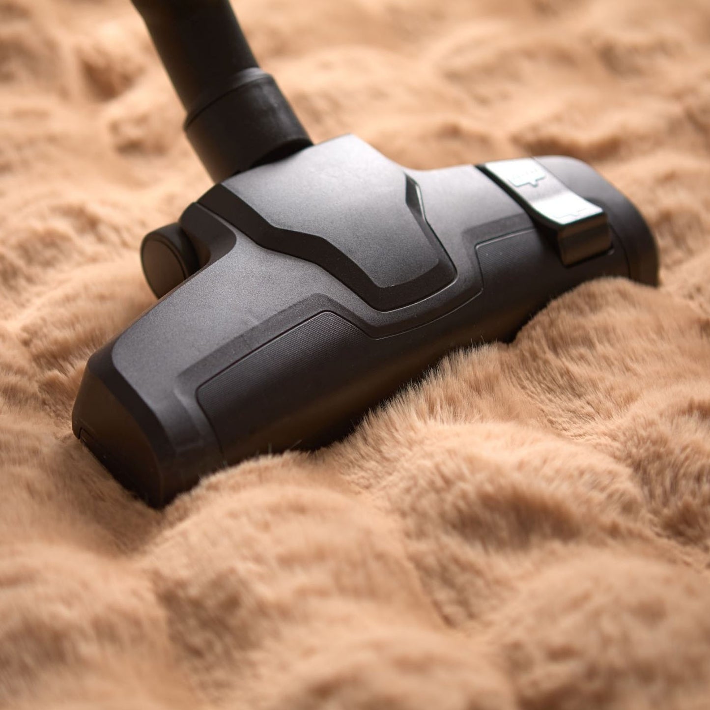 Deluxe Cappuccino Faux Rabbit Fur Room Rug