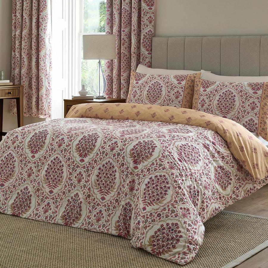 Ashmead Berry Reversible 100% Cotton Duvet Set