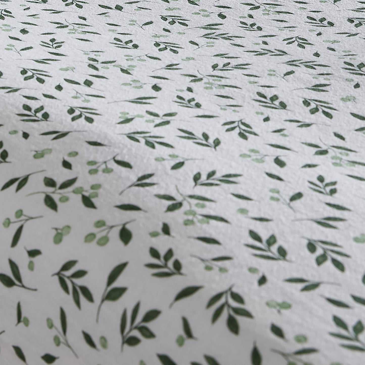 Falling Leaf Brushed Cotton Fitted Sheet