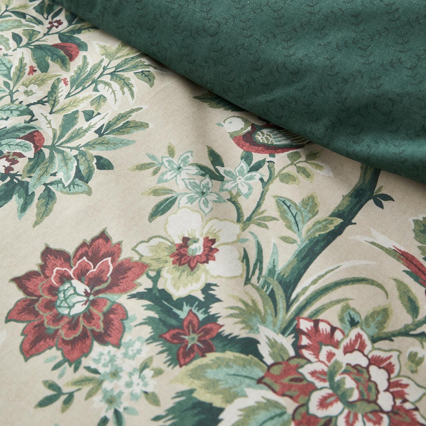 Otillie Tapestry Natural Reversible Duvet Set