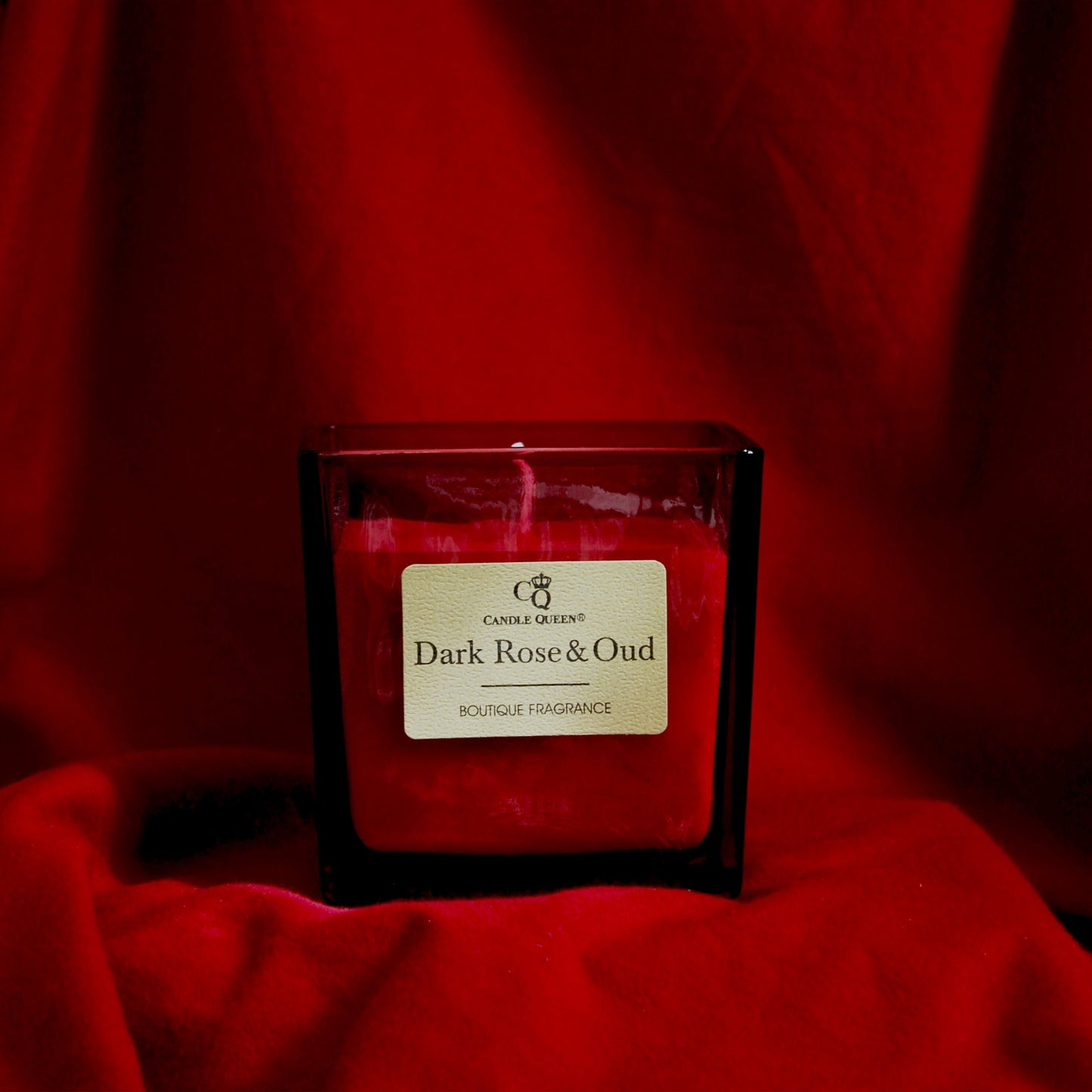 Opulence Dark Rose & Oud Scented 250g Candle