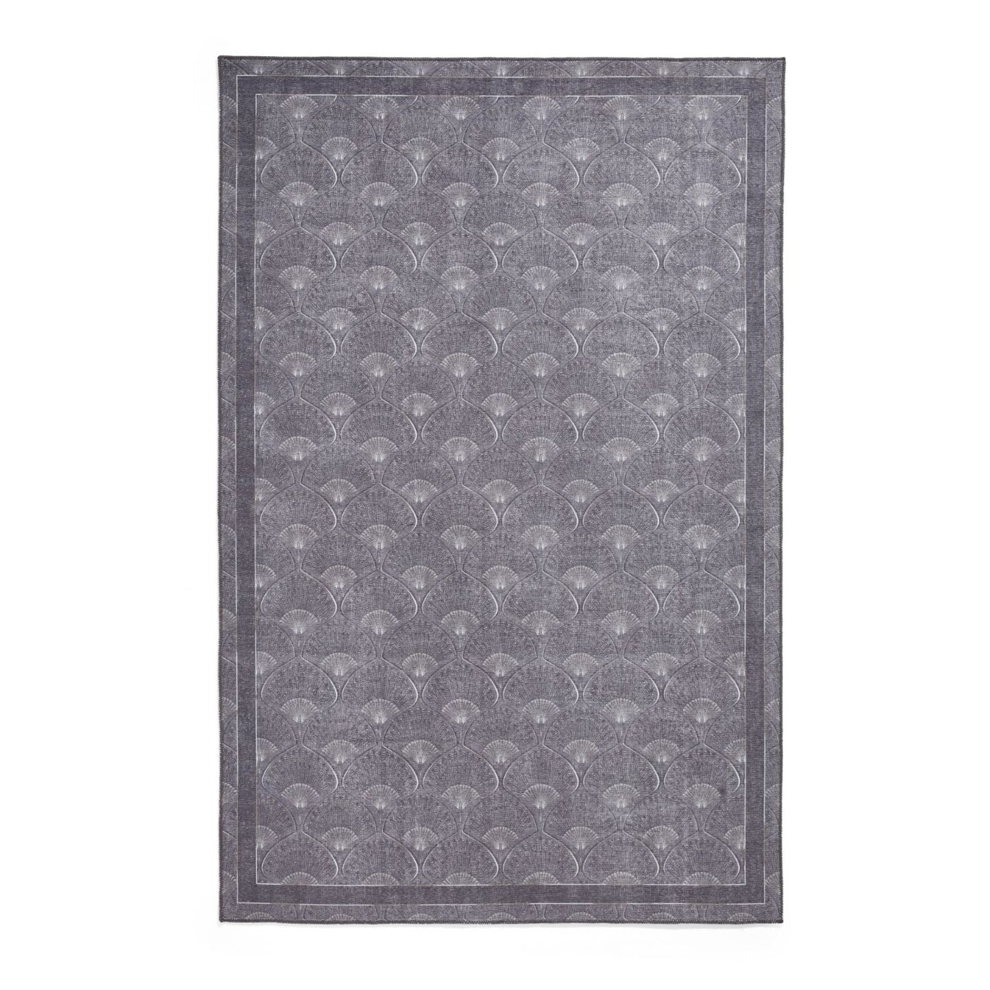 Catherine Lansfield Deco Peacock Grey Rug