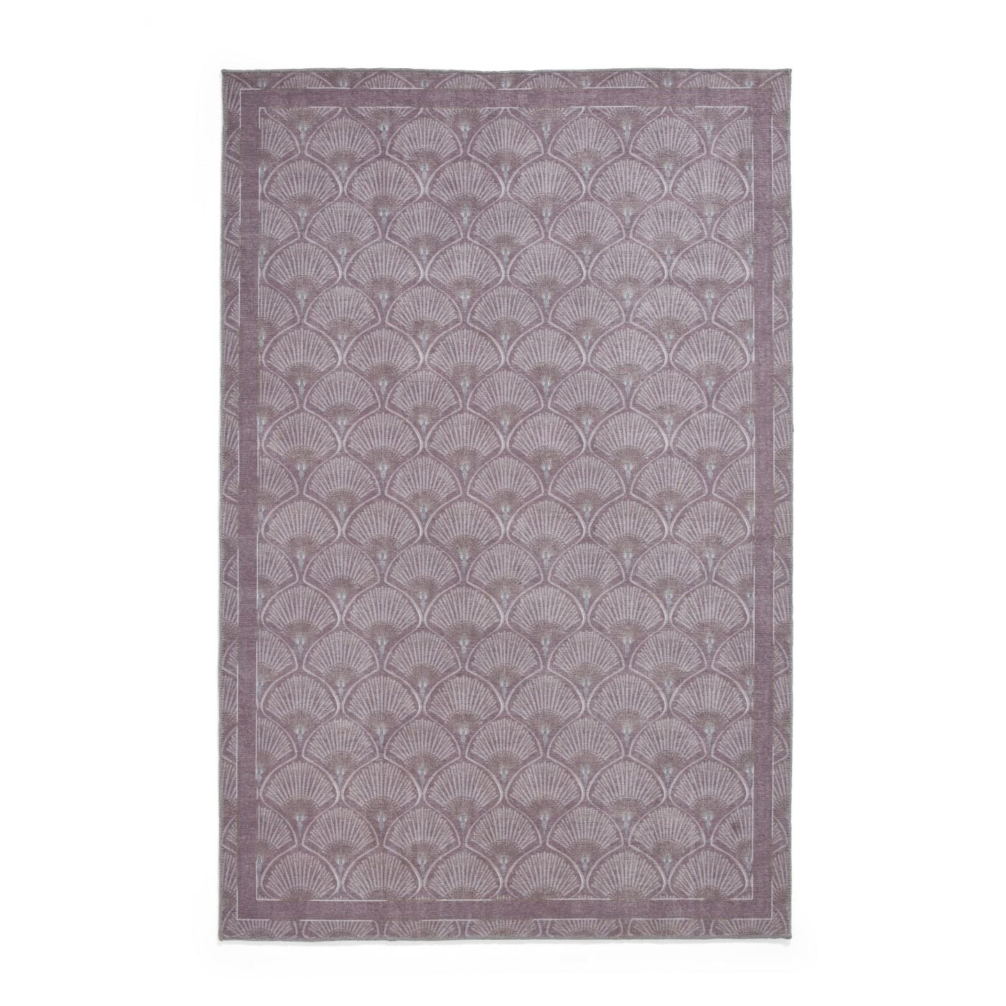 Catherine Lansfield Deco Peacock Lilac Rug