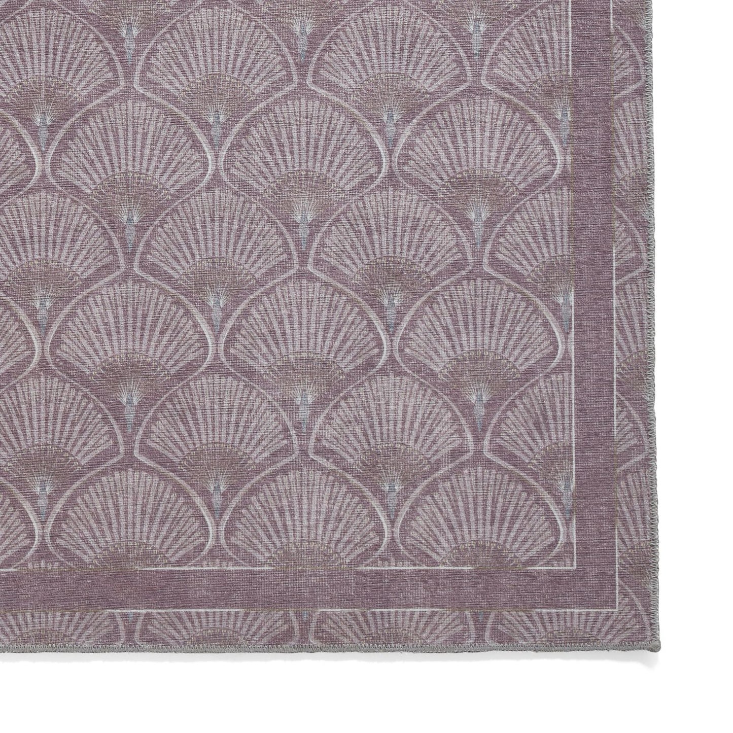 Catherine Lansfield Deco Peacock Lilac Rug