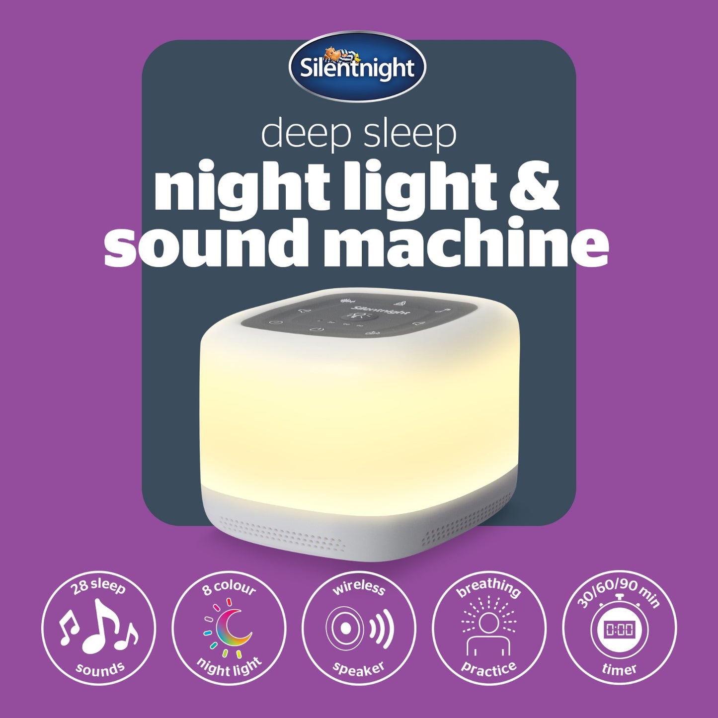 Silentnight Deep Sleep Night Light & Sound Machine