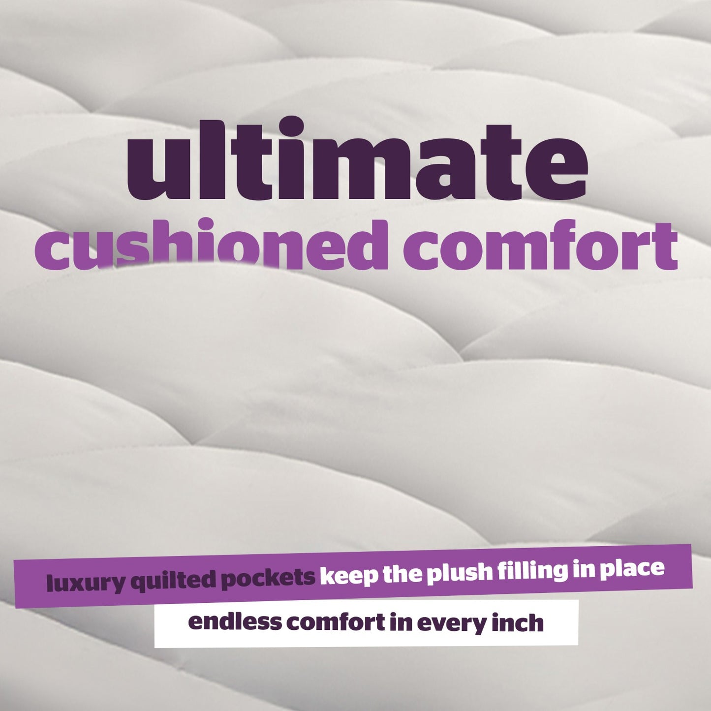 Silentnight White Deep Sleep Ultimate 1000 Mattress Topper