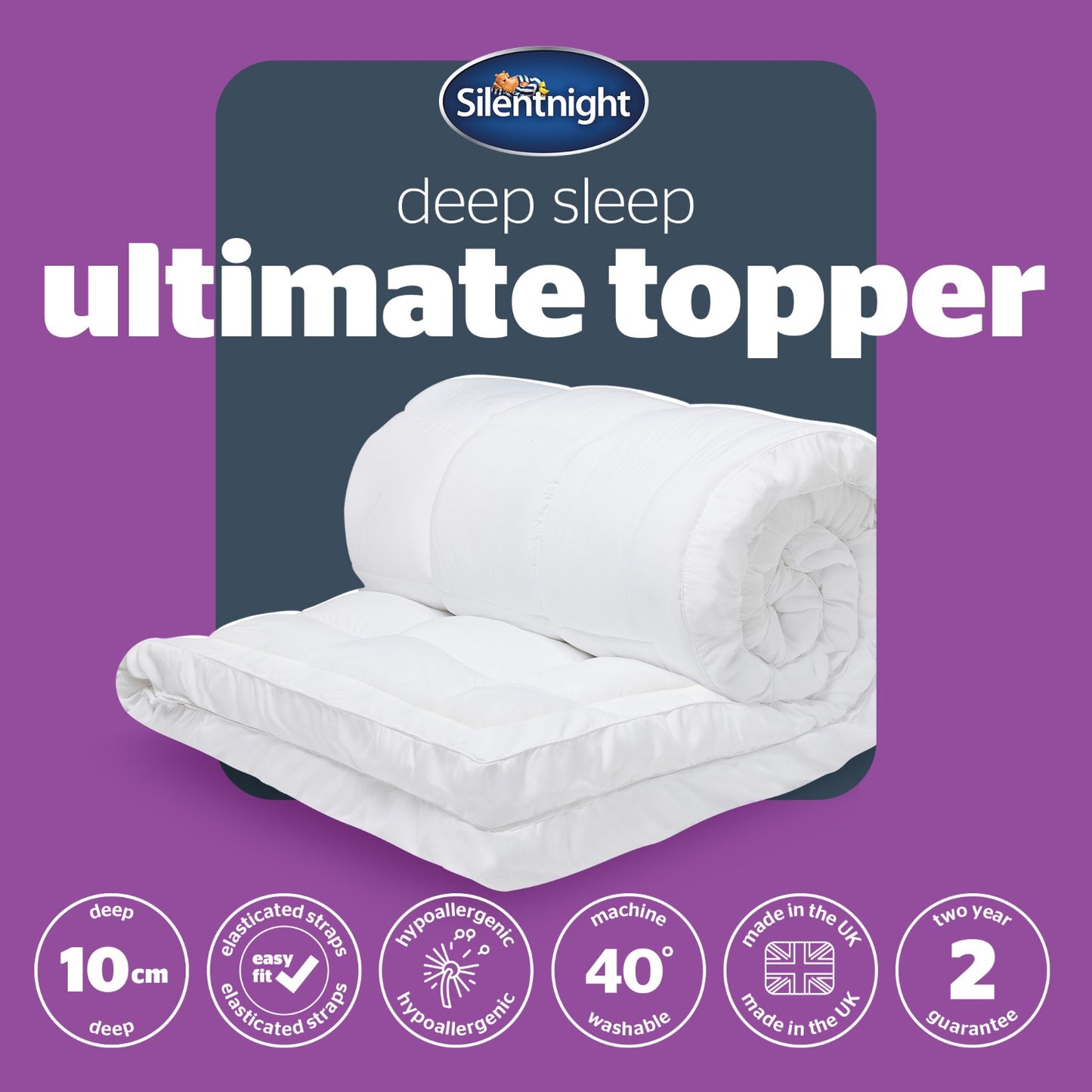 Silentnight Deep Sleep Ultimate 1000 Mattress Topper