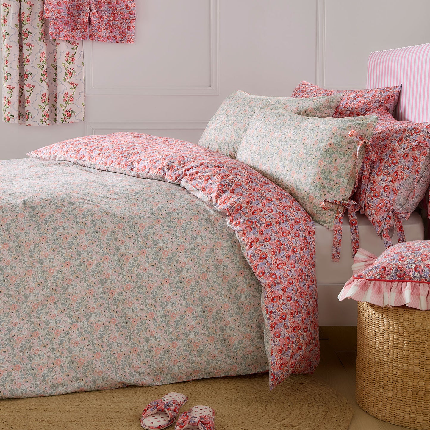 Cath Kidston Disty Archive Pink Duvet Set