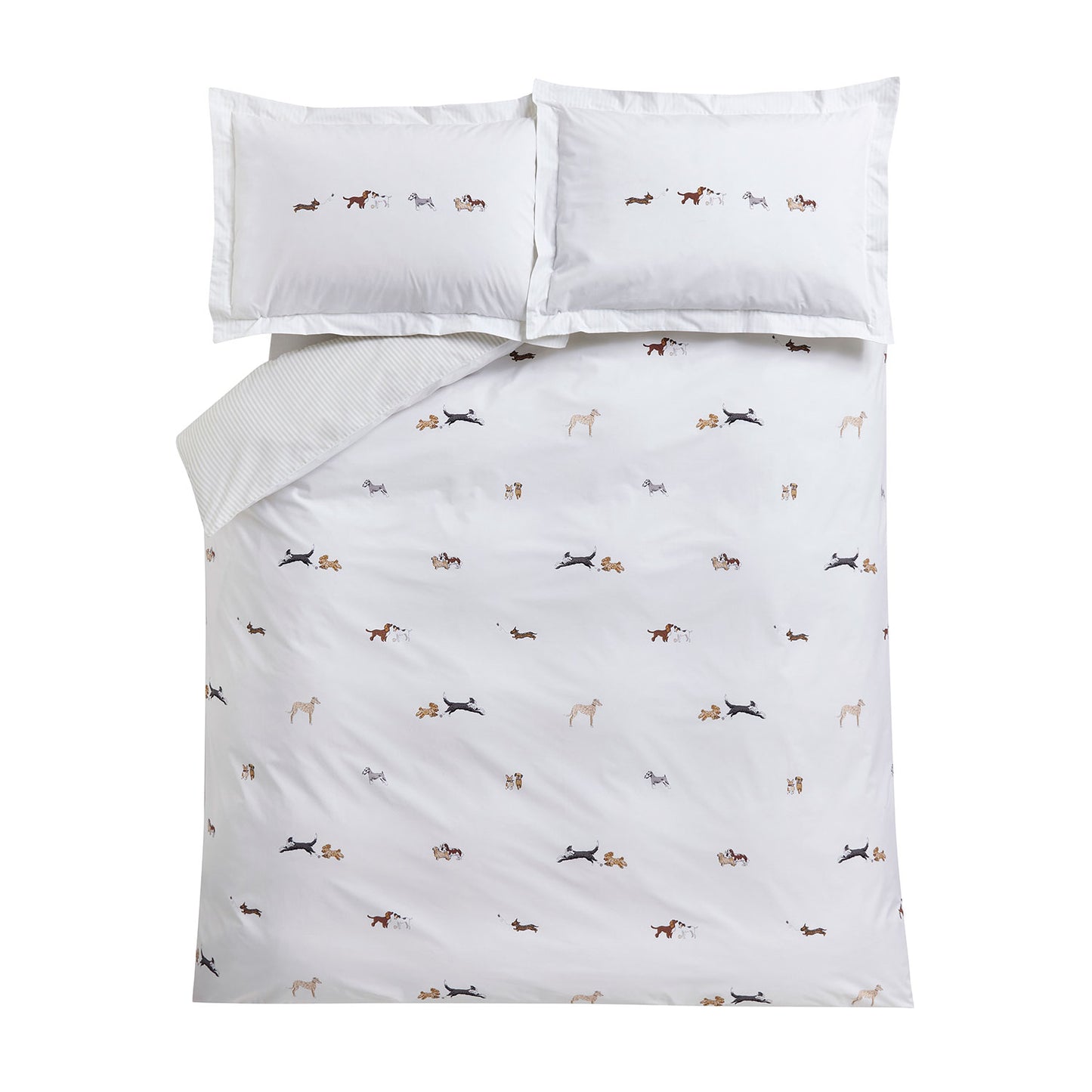 Sophie Allport Doggy Day Care Off-White Duvet Set