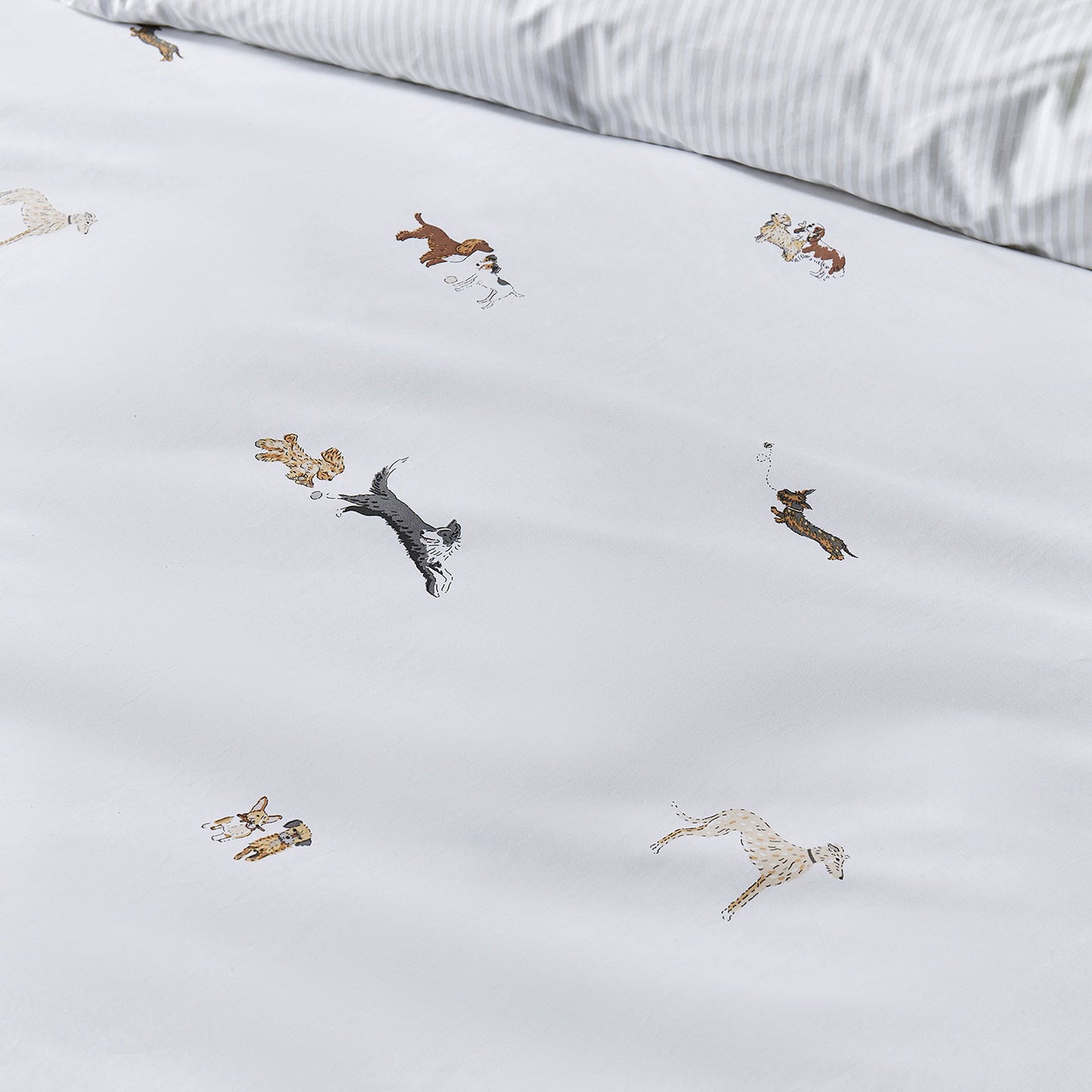 Sophie Allport Doggy Day Care Off-White Duvet Set