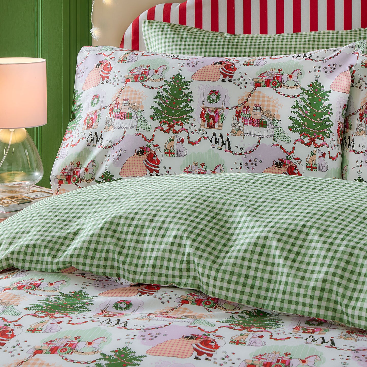 Cath Kidston Dolls House Christmas Duvet Set