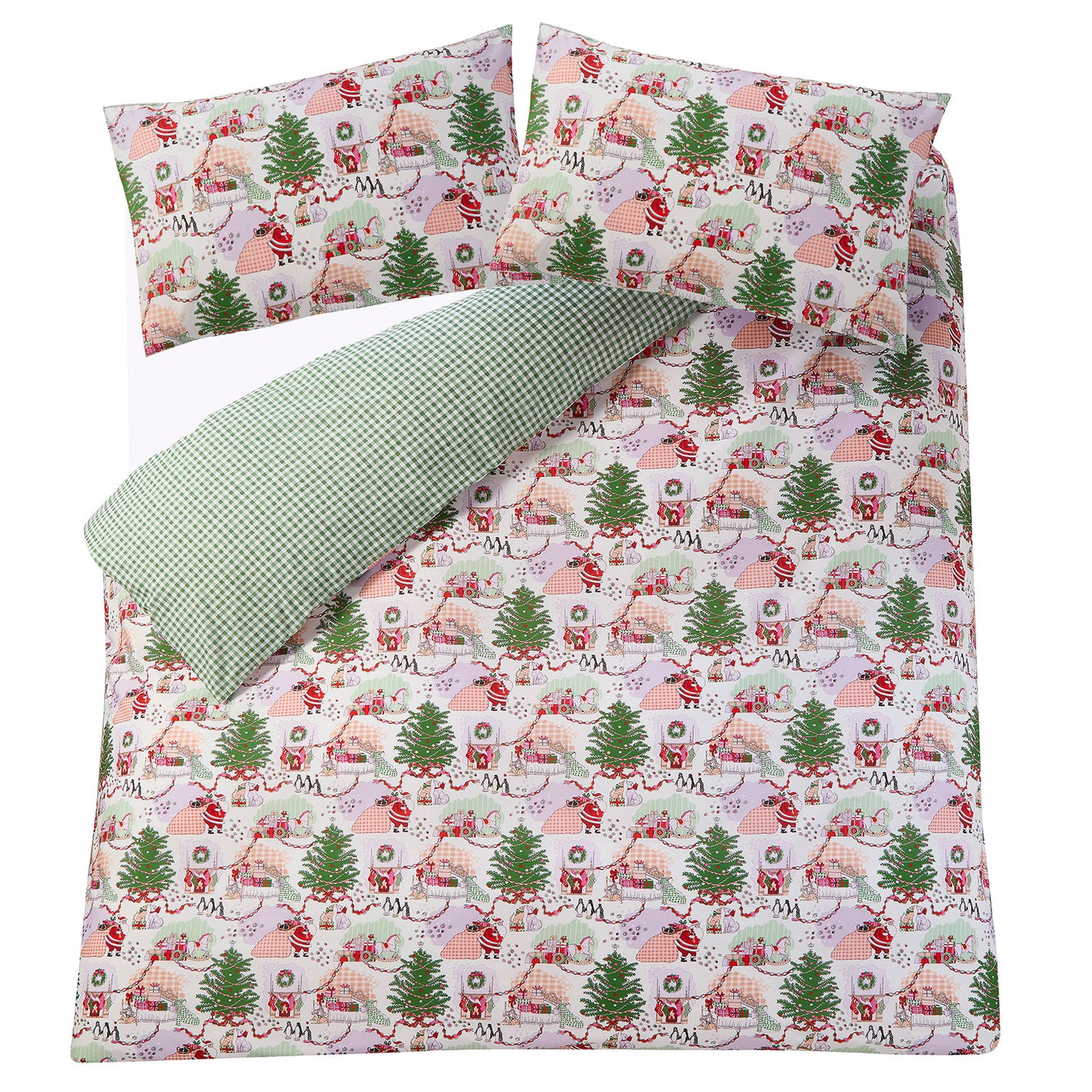 Cath Kidston Dolls House Christmas Duvet Set