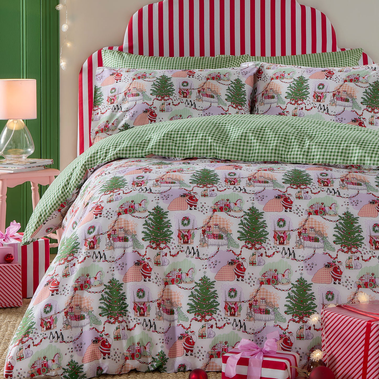 Cath Kidston Dolls House Christmas Duvet Set