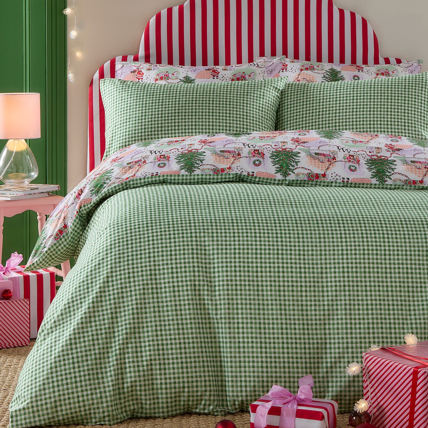 Cath Kidston Dolls House Christmas Duvet Set