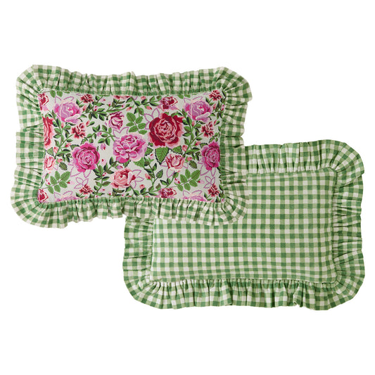 Cath Kidston Dolly Rose Sage Cushion (30cm x 50cm)