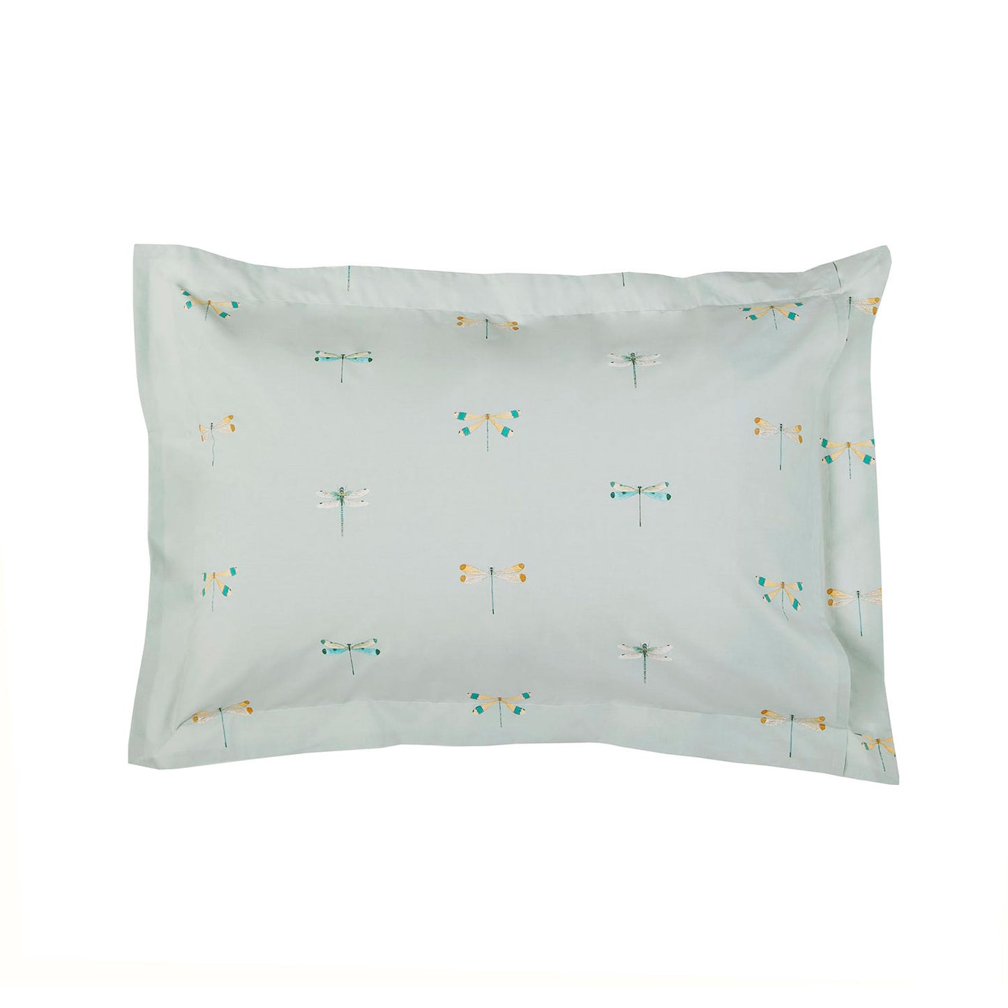 Sophie Allport Dragonfly Duckegg Cotton Oxford Pillowcase Pair