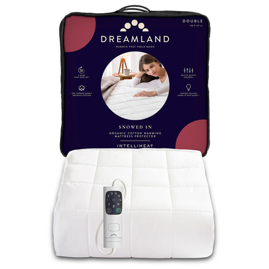 Dreamland Organic Cotton Warming Mattress Protector