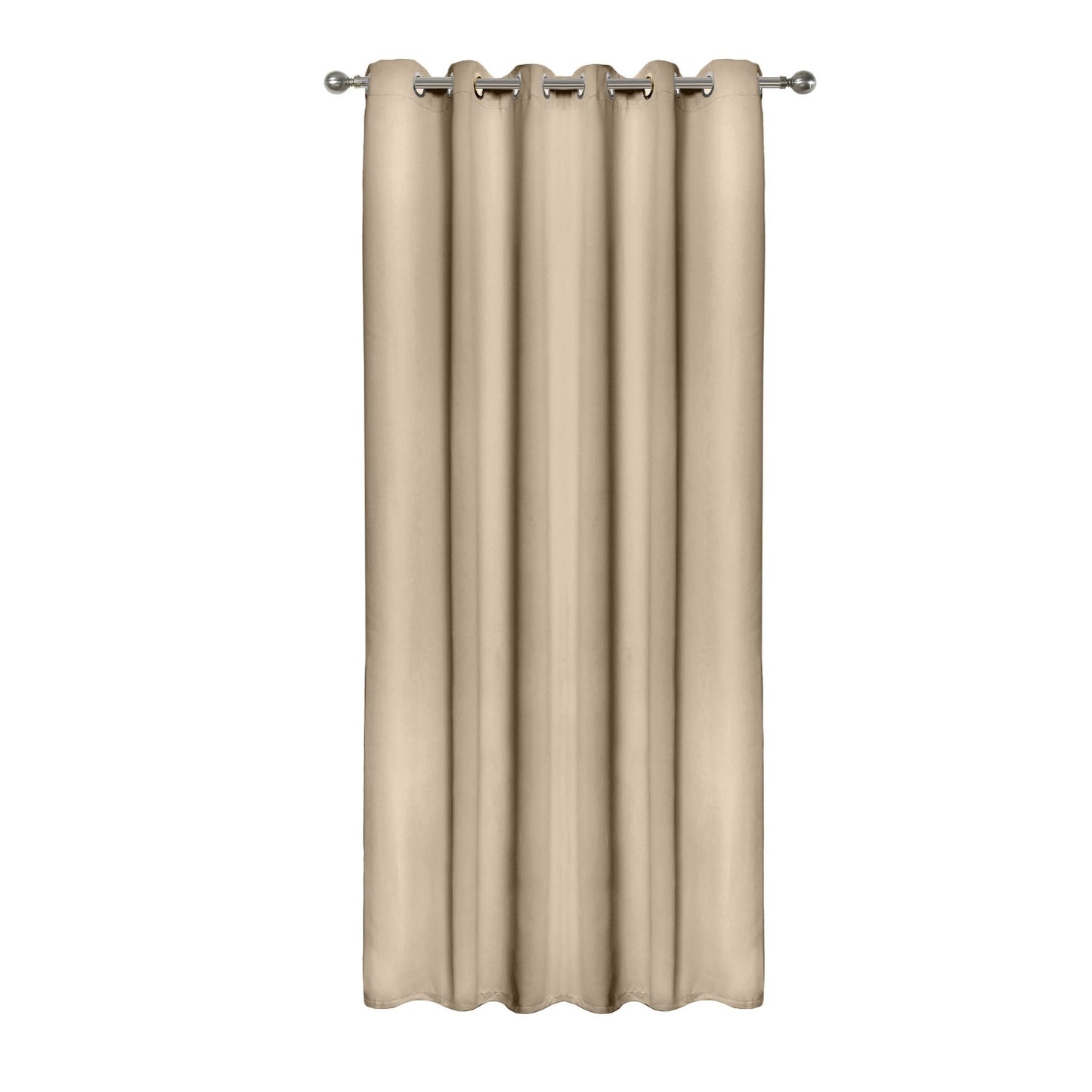 Cali Natural Thermal Blackout Eyelet Door Curtain