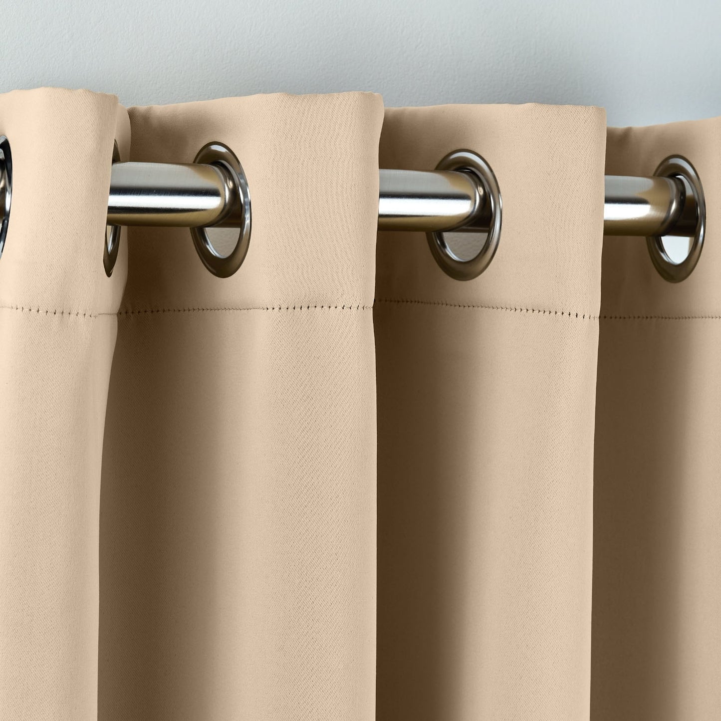 Cali Natural Thermal Blackout Eyelet Curtains