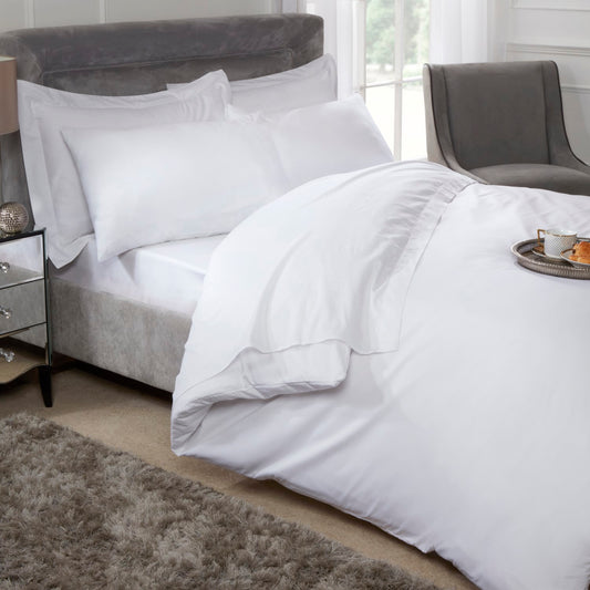 Egyptian Cotton White 200 Thread Count Duvet Cover