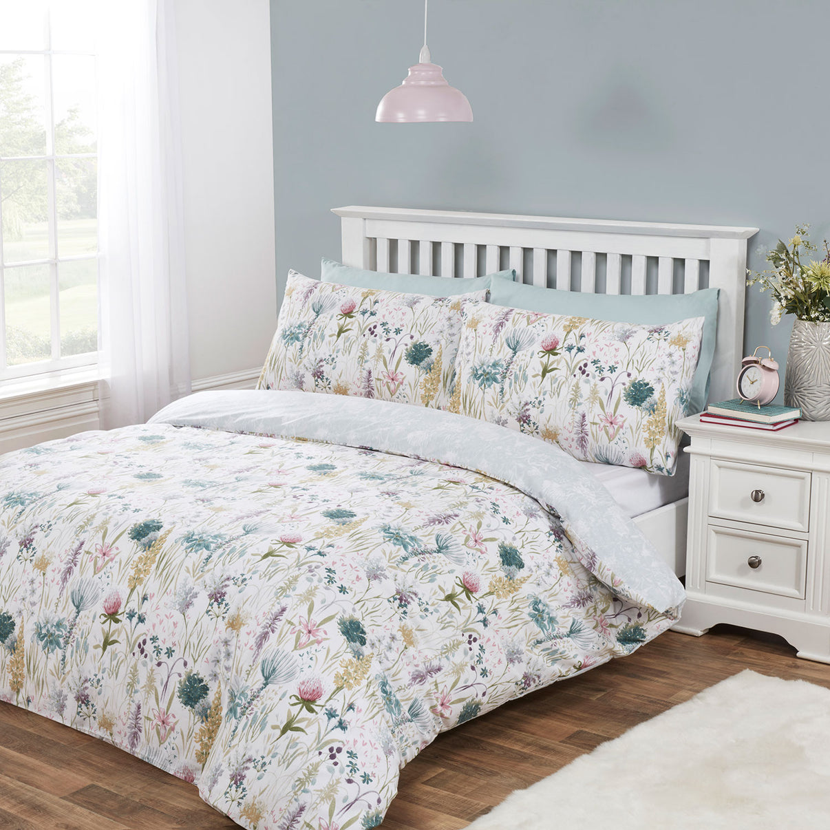 Lily Duckegg Floral Reversible Duvet Set Julian Charles Home
