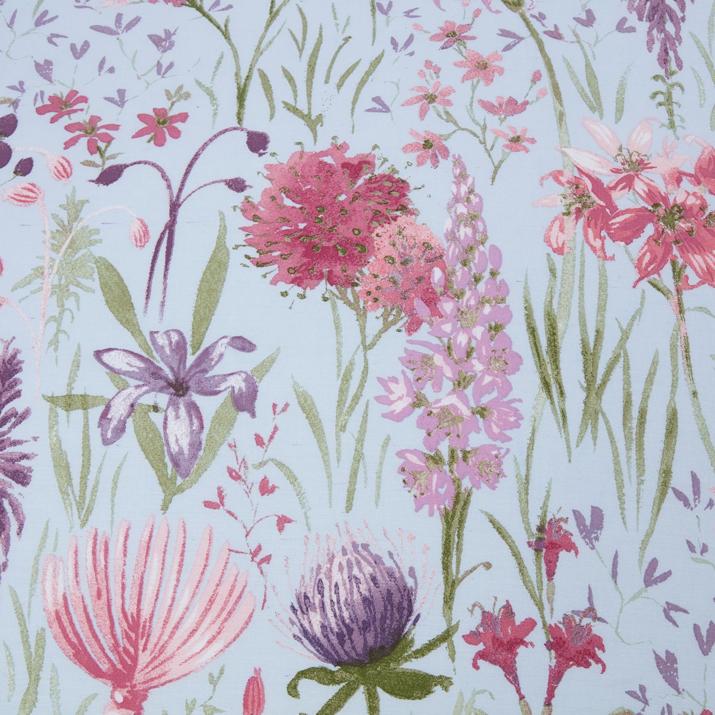 Lily Pink Floral Reversible Duvet Set