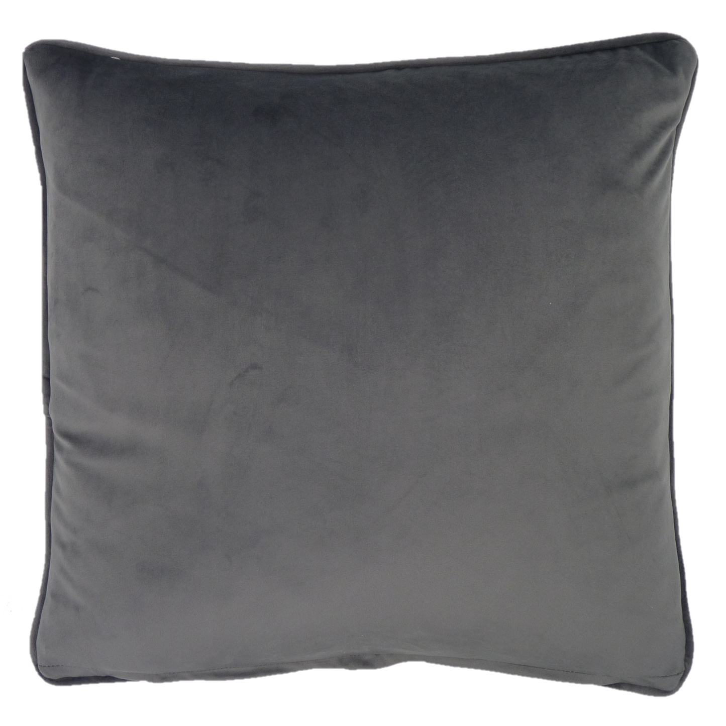 Eze Silver Pewter Chenille Cushion (45cm x 45cm)