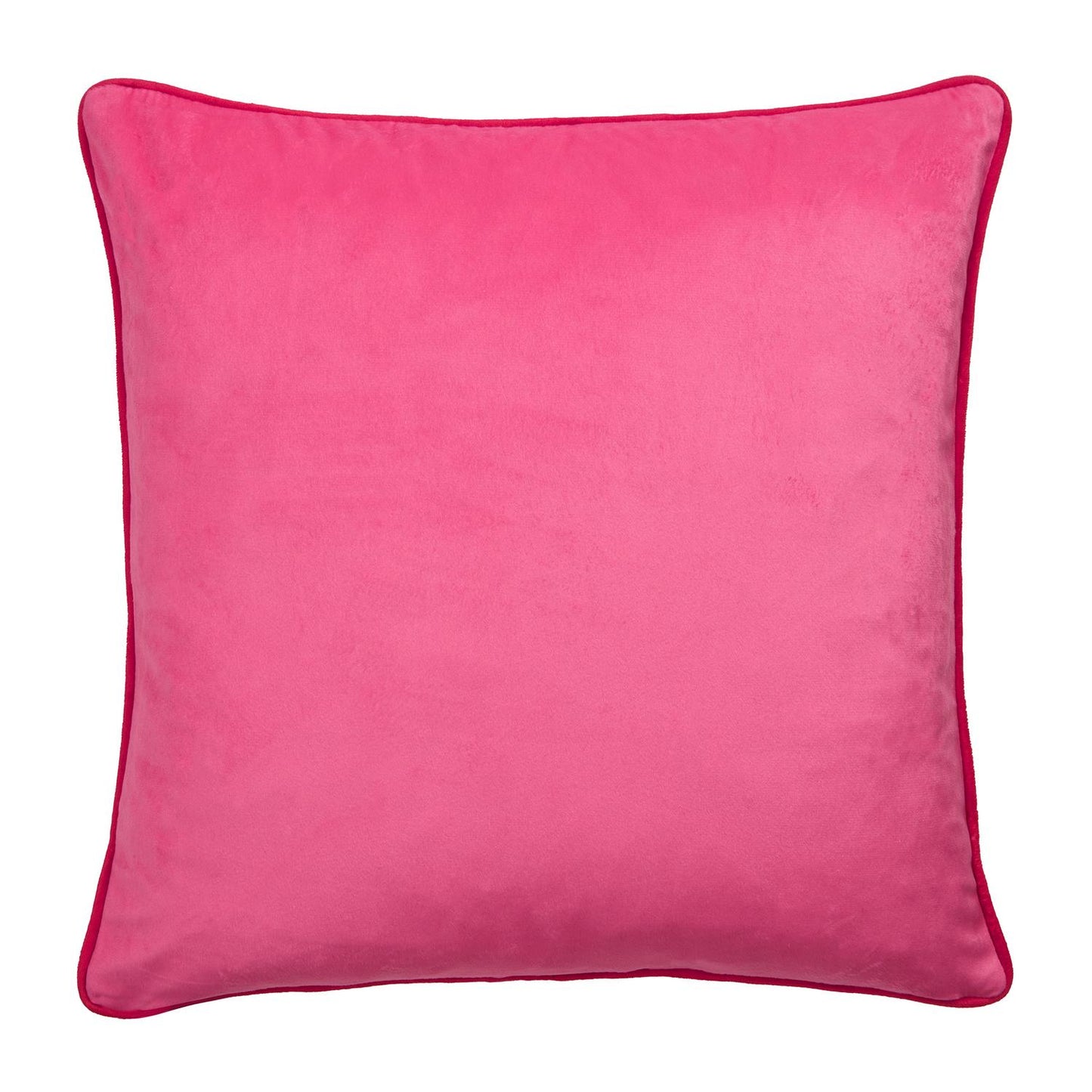 Fa La La Pink Velvet Christmas Cushion