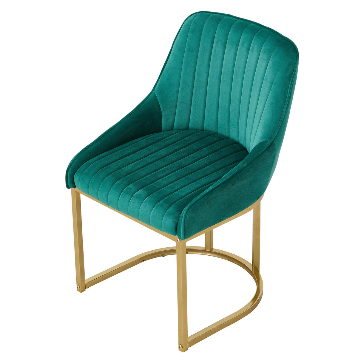 Green Velvet Dining Chairs Set of 2