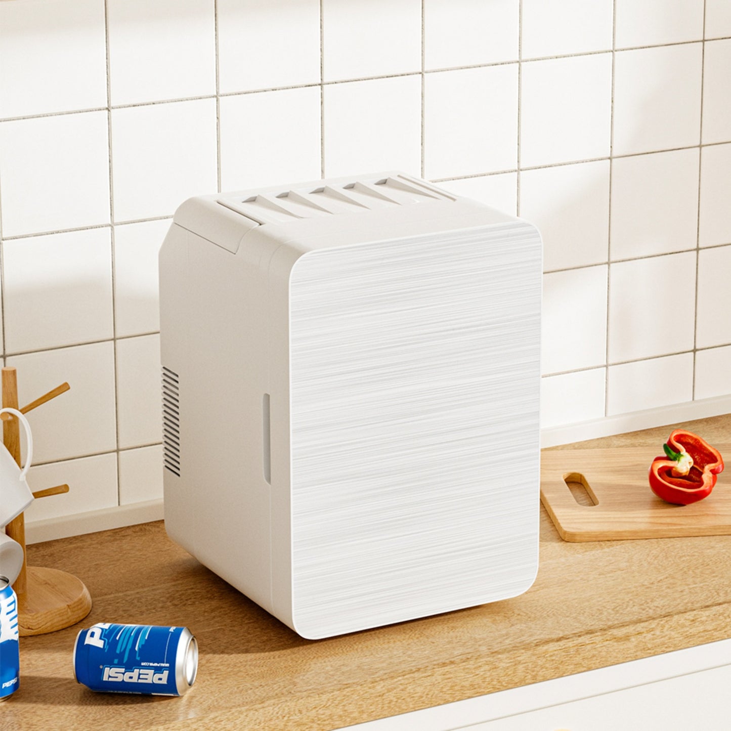 Mini Fridge With Cooling & Warming Function 10L White