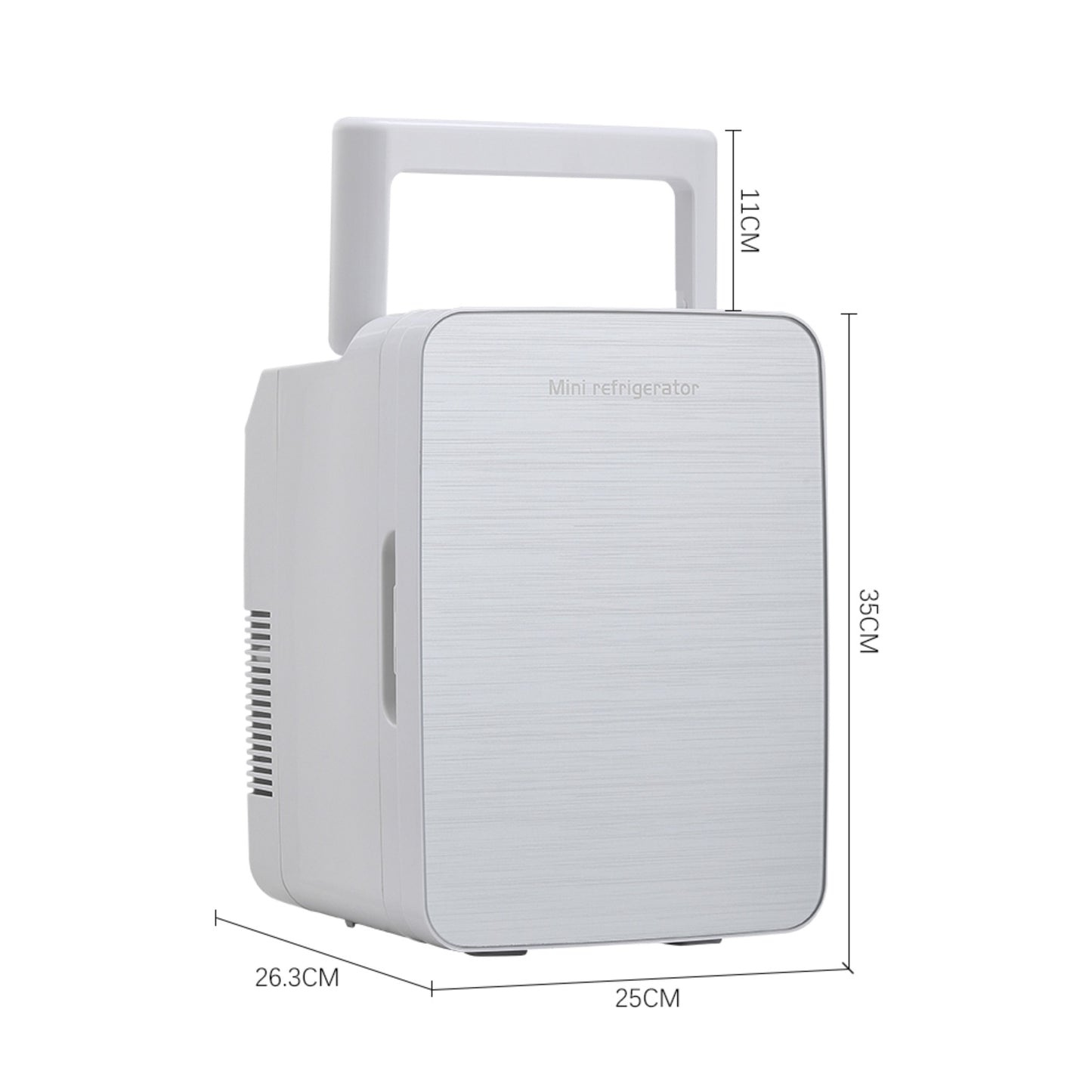 Mini Fridge With Cooling & Warming Function 10L White
