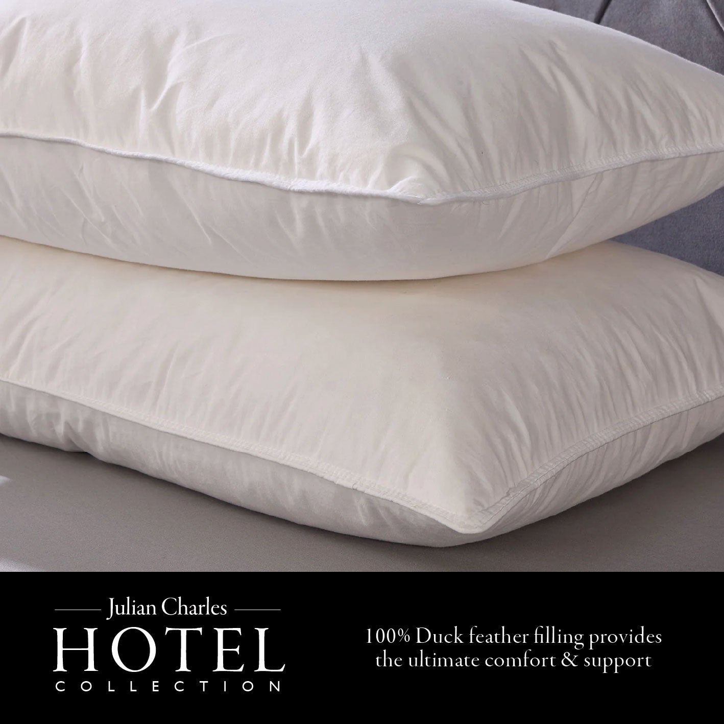 Hotel Collection Softened Duck Feather Pillow Pair