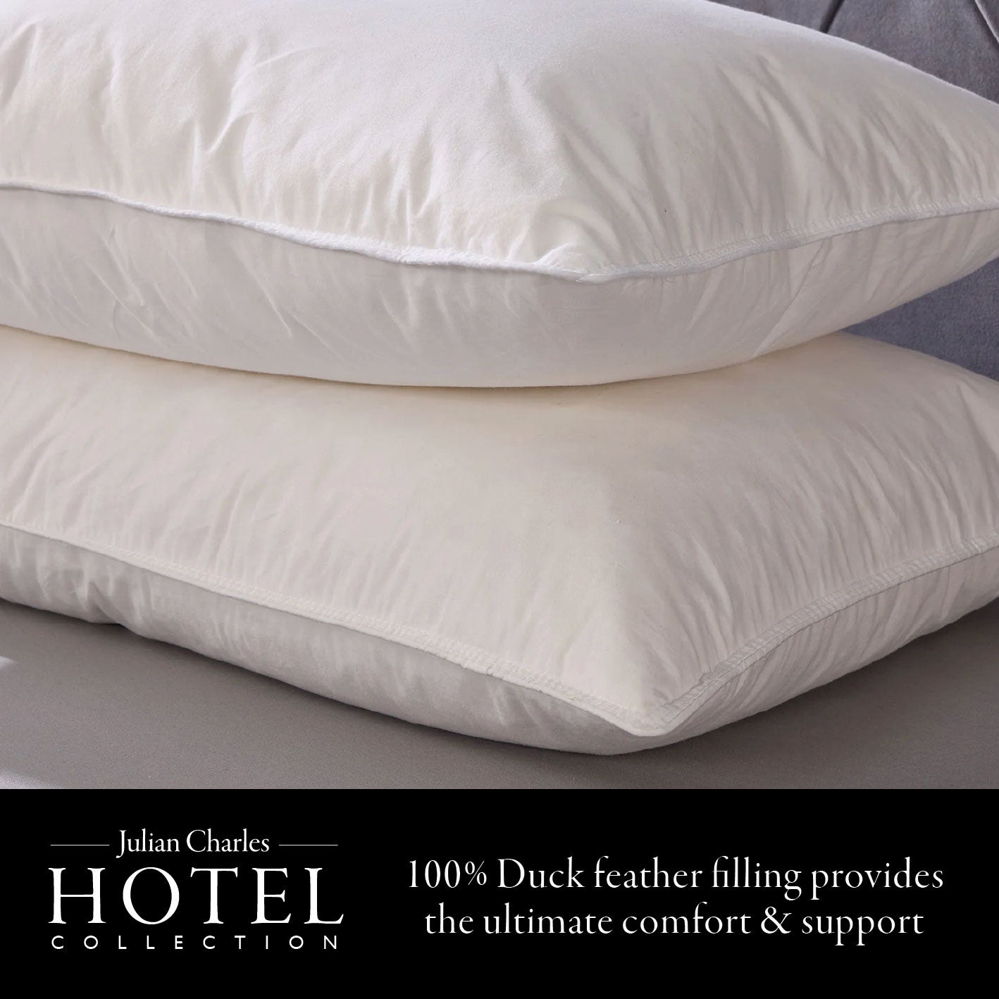 Hotel Collection Softened Duck Feather Pillow Pair