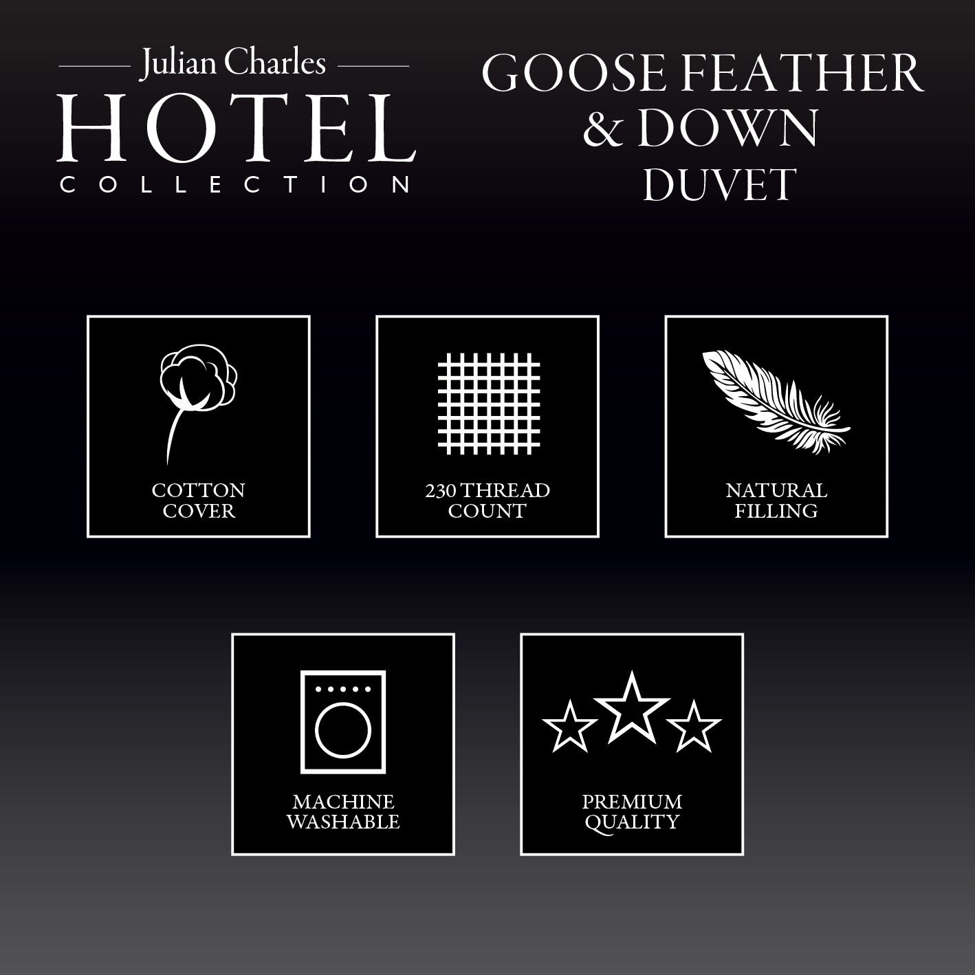 Hotel Collection Goose Feather & Down 13.5 Tog Duvet