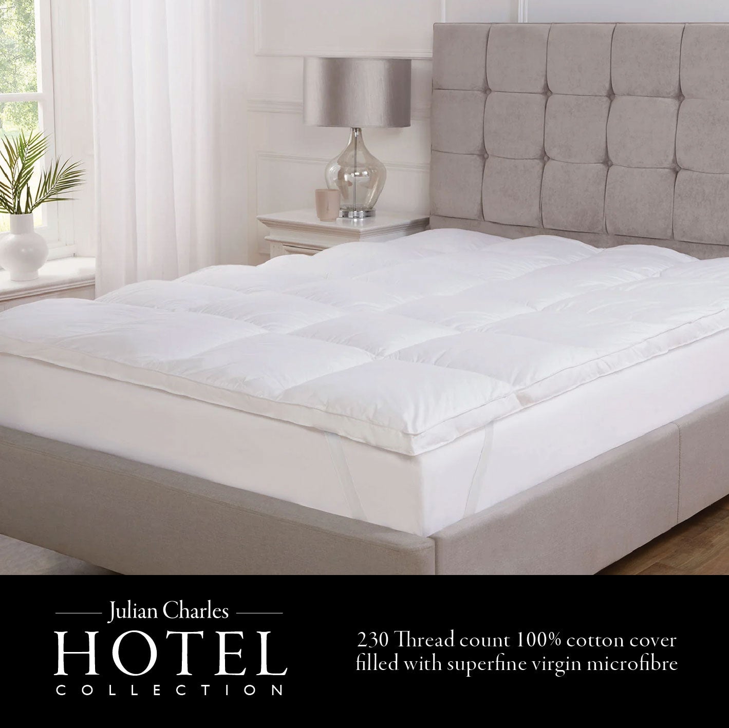 Feels Like Down Hotel Collection Mattress Topper