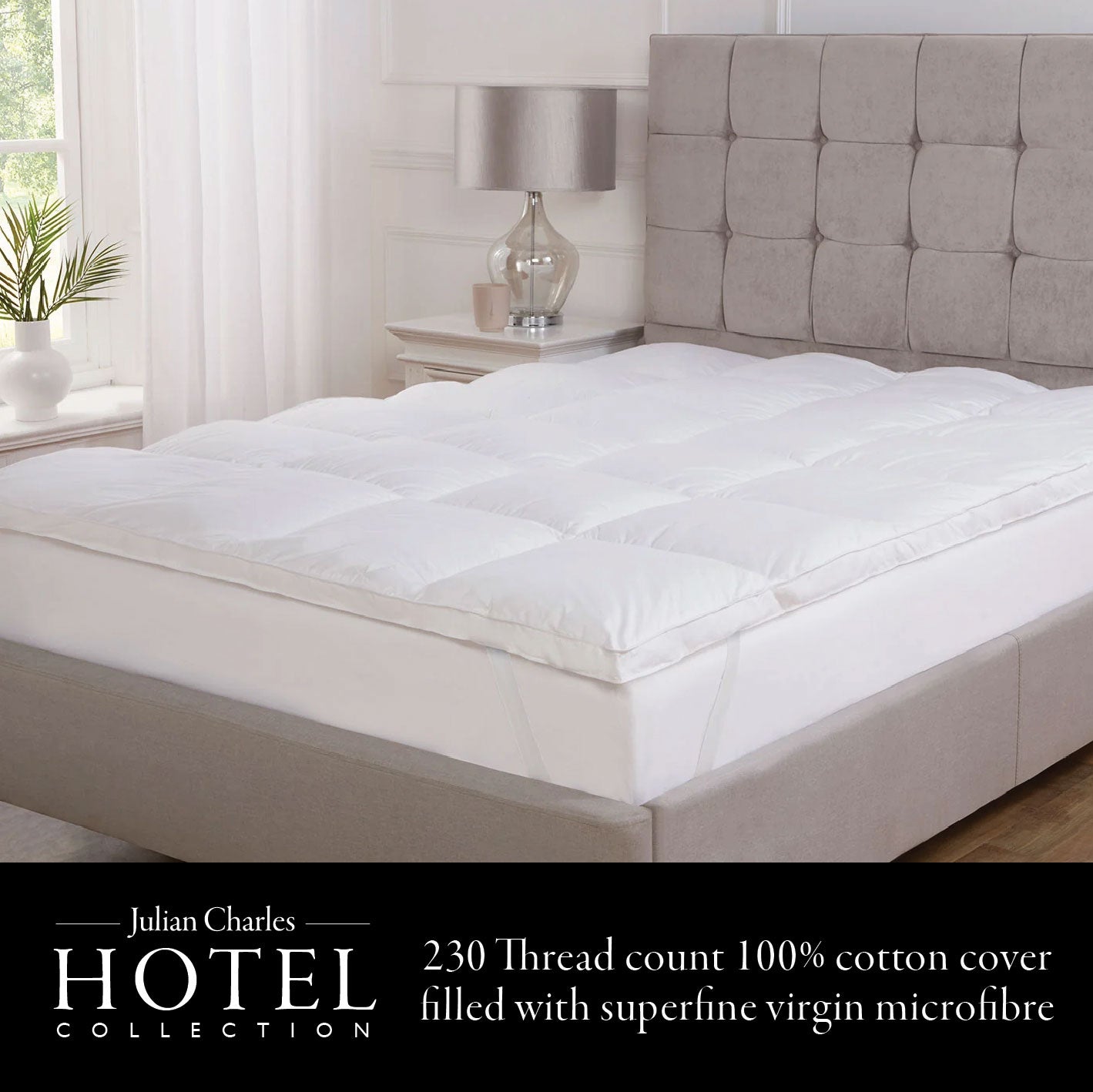 Feels Like Down Hotel Collection Mattress Topper