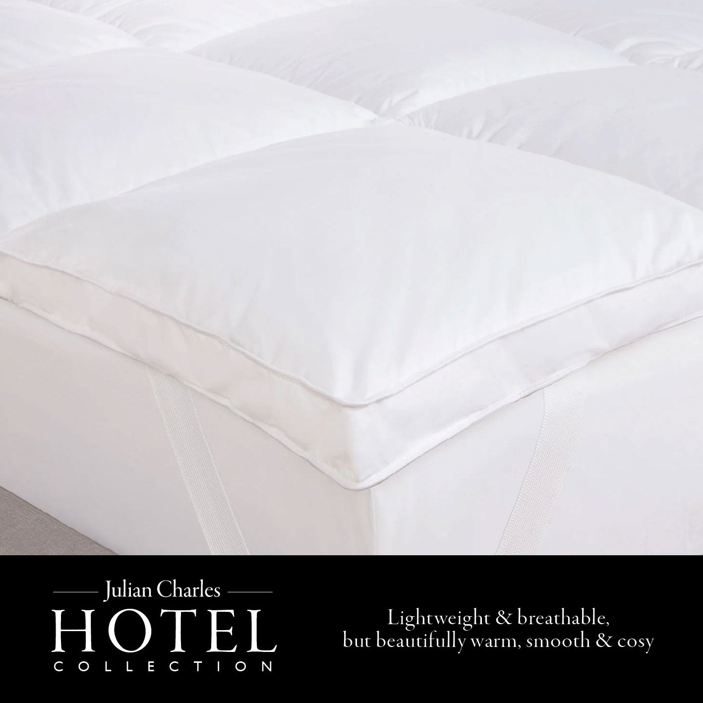 Feels Like Down Hotel Collection Mattress Topper