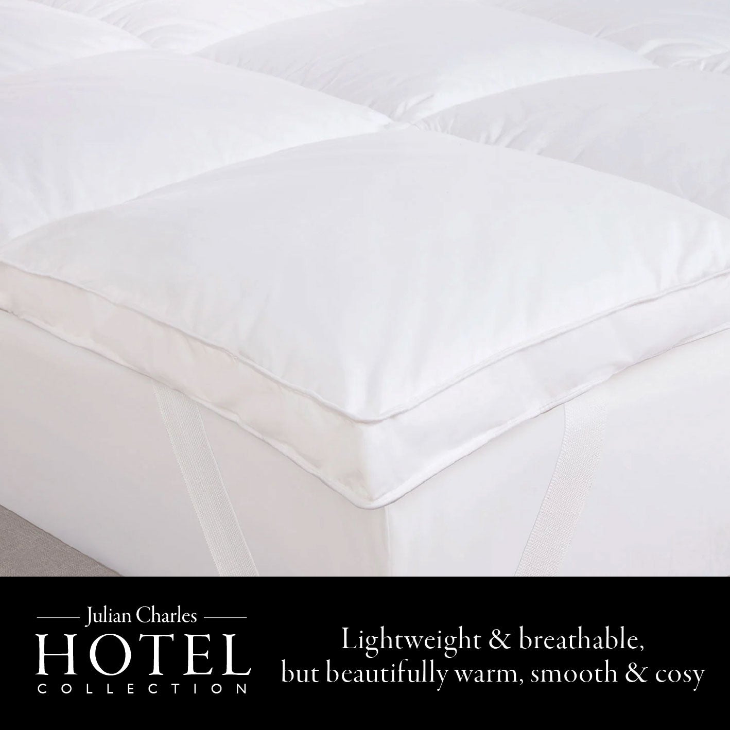 Feels Like Down Hotel Collection Mattress Topper