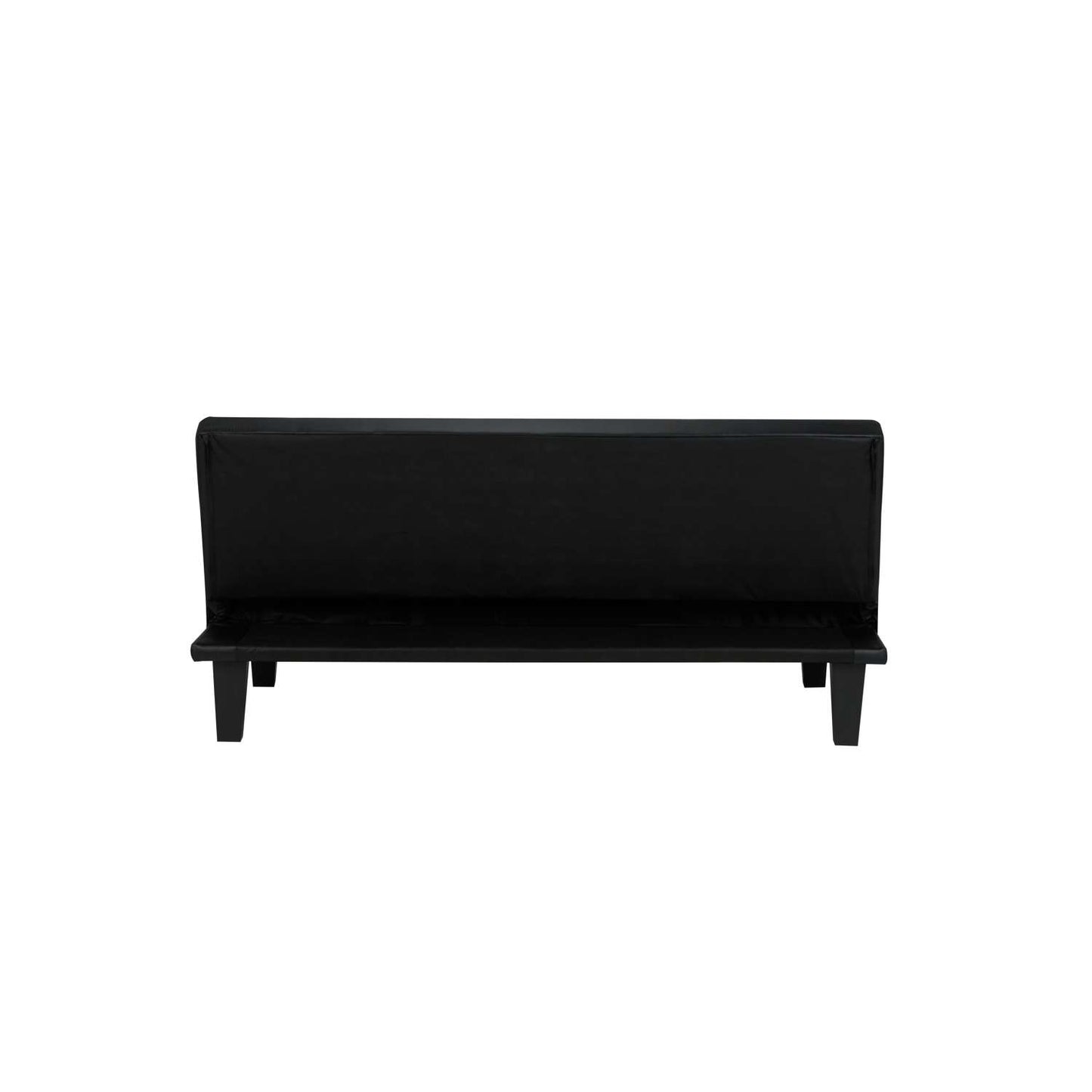 Franklin Black Faux Leather Sofa Bed