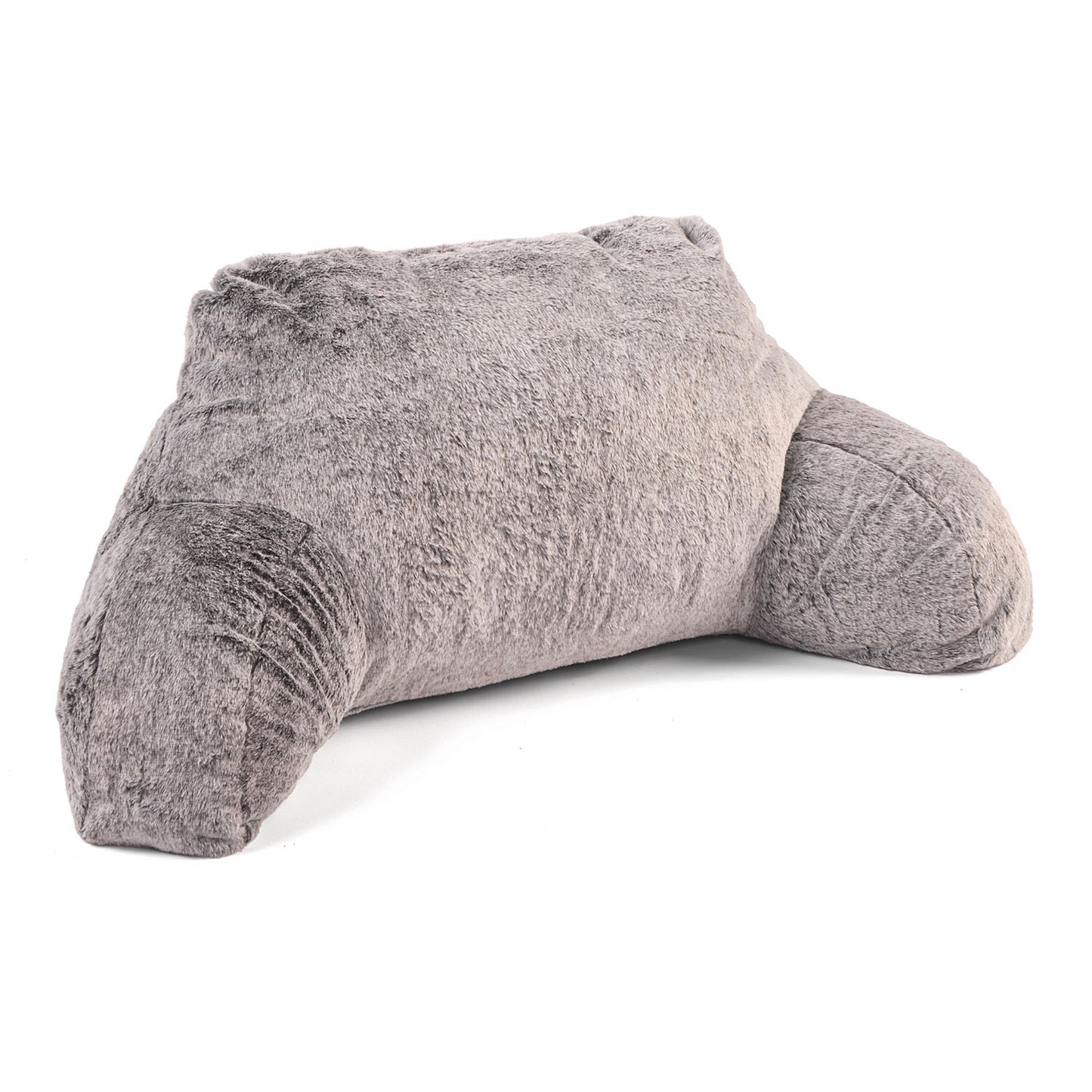 Luxury Faux Fur Grey Cuddle Cushion