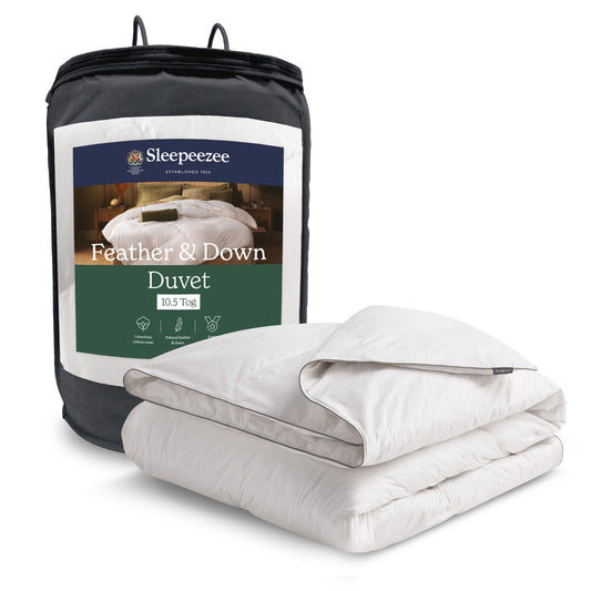 Sleepeezee Natural Comfort Cotton Feather and Down Duvet 10.5 Tog