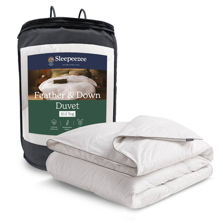 Sleepeezee Natural Comfort Cotton Feather and Down Duvet 10.5 Tog
