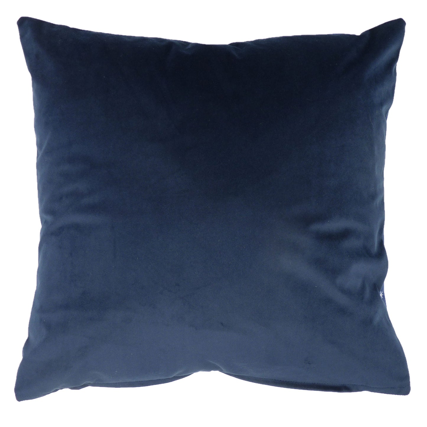 Forest Deer Royal Blue Velvet Cushion Cover (45cm x 45cm)