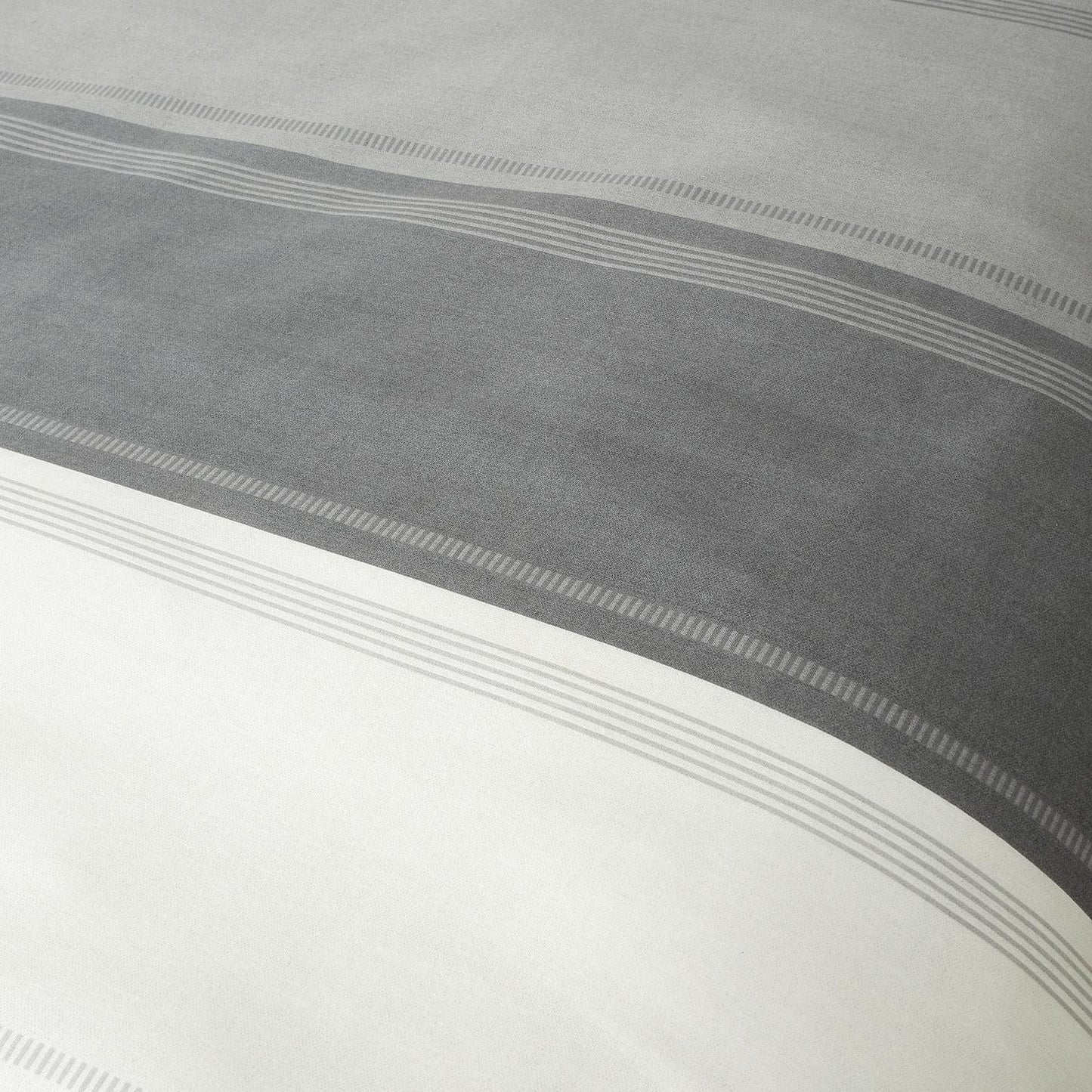 Betley Stripe Grey Duvet Set