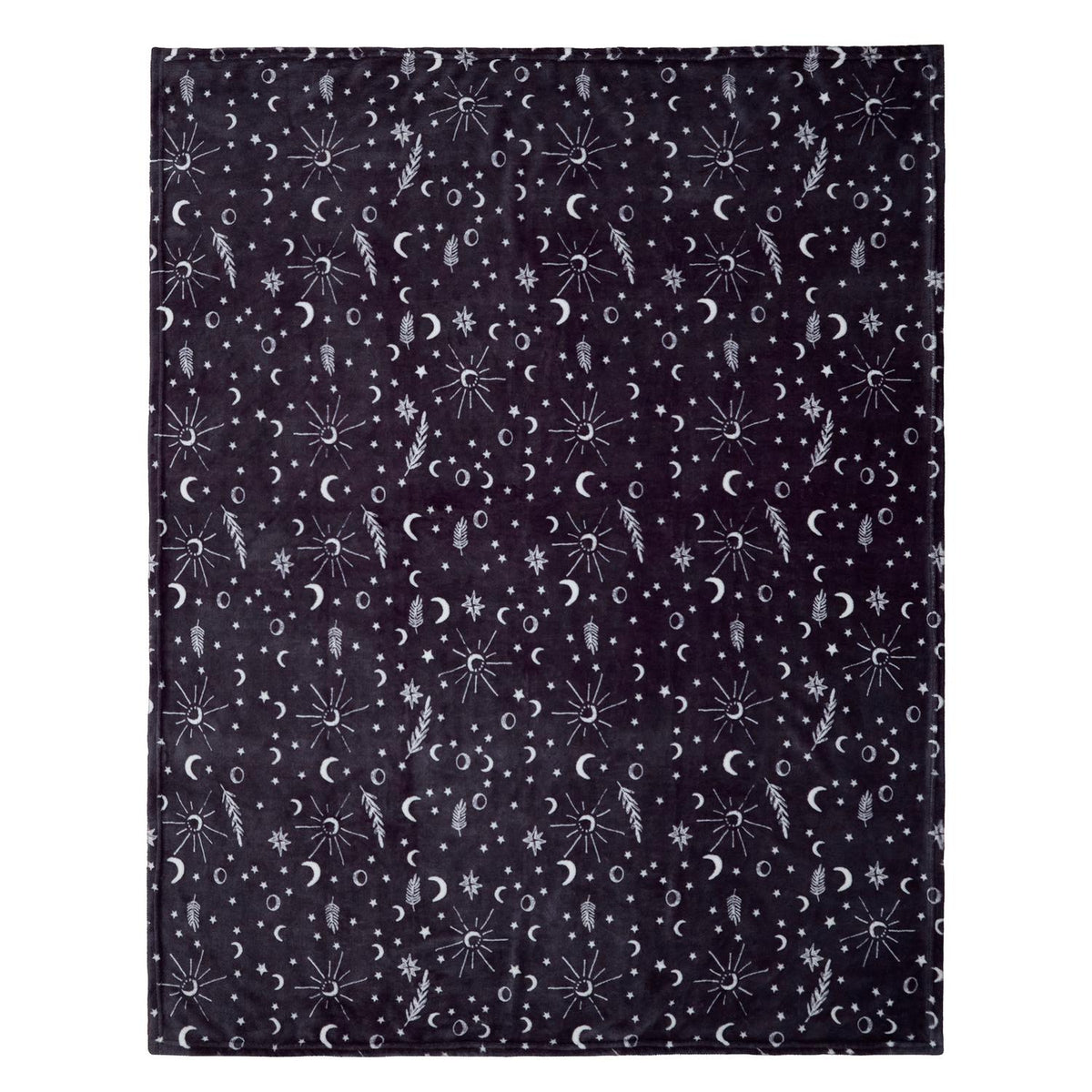Celeste Grey Fleece Throw (120cm x 150cm)