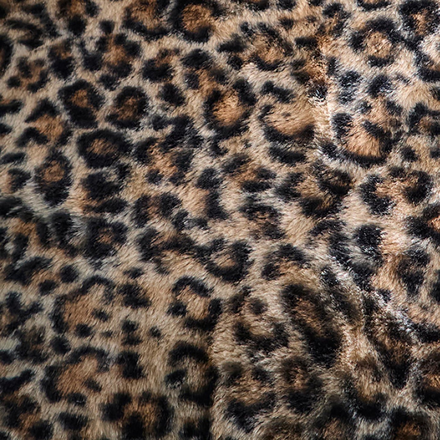 Leopard Faux Fur Filled Cushion